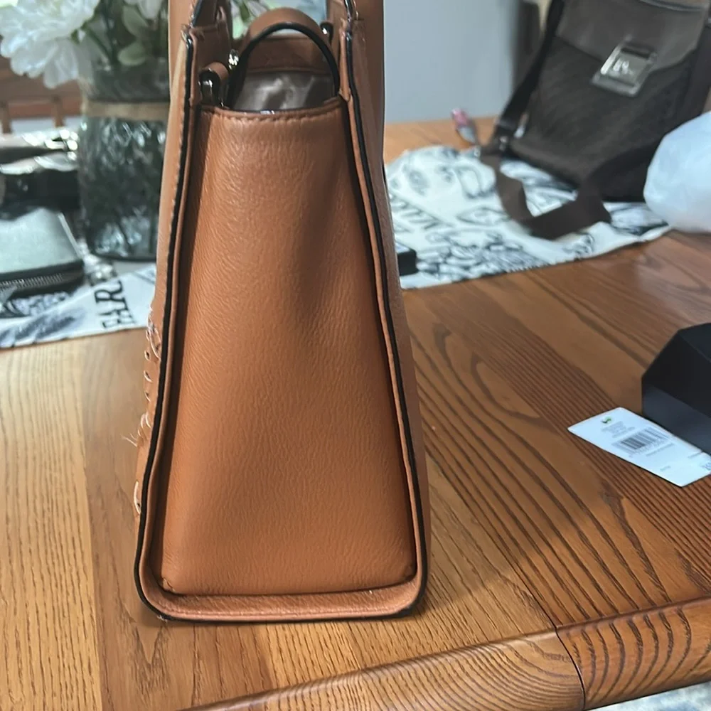 Kate Spade Cognac Leather Crossbody Bag - Picture 5 of 12